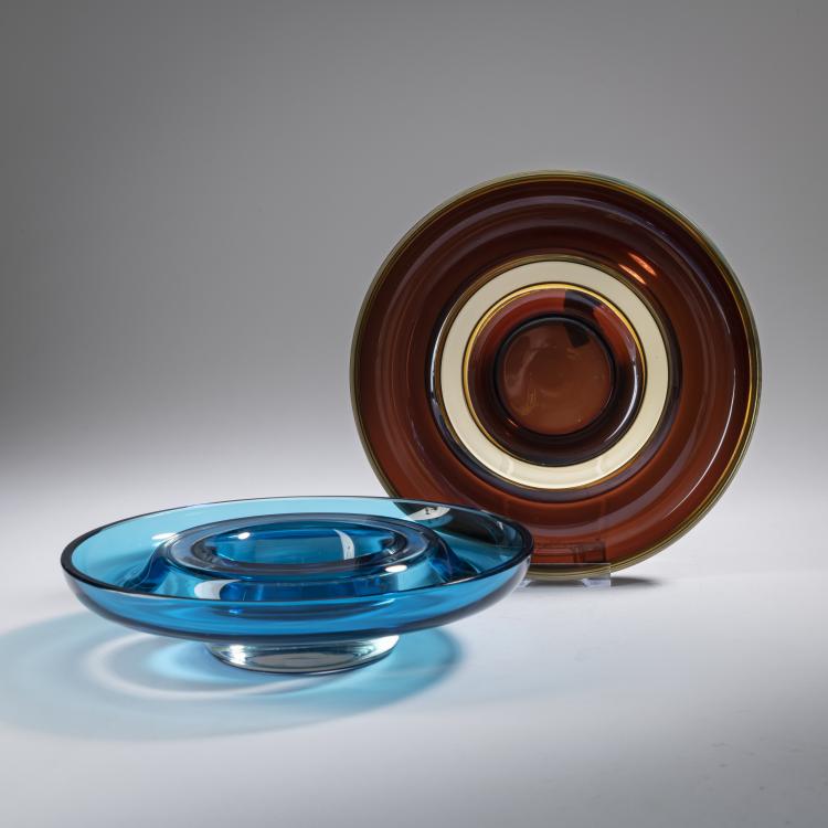 Bild 1 zu Objekt, Two candlesticks, c. 1960, Venini & C., Murano, 164C 592