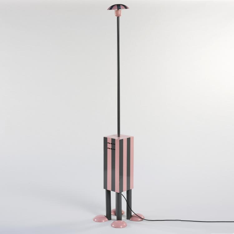 Hauptbild zu Objekt, 'Terminus' floor lamp, 1981, Martine Bedin, Memphis, Mailand, 164A 251