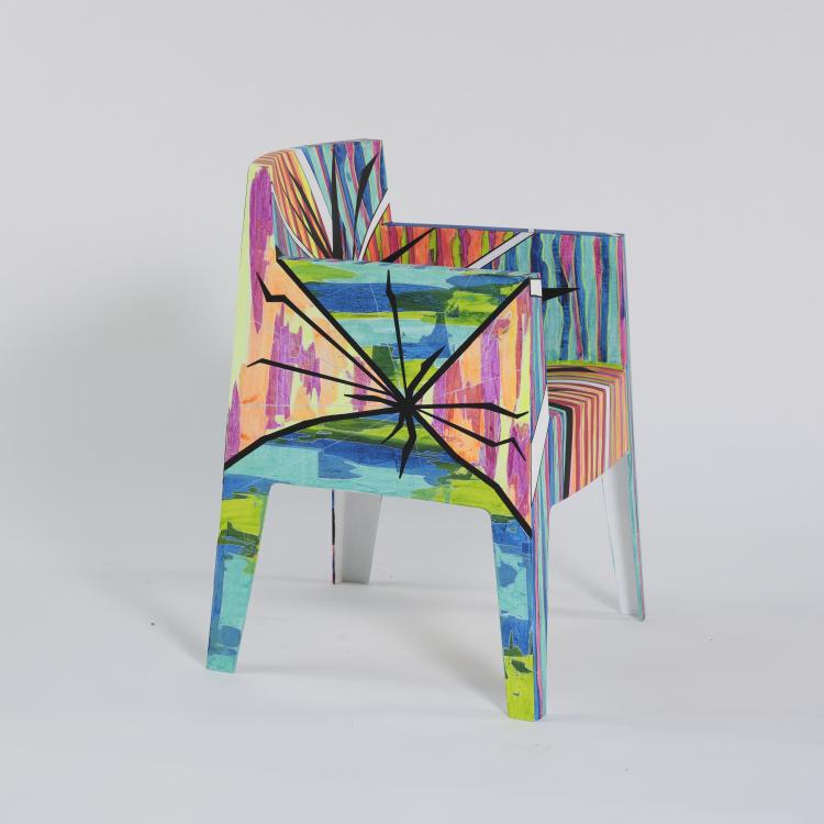 Bild 7 zu Objekt, Unique armchair, 2022, Philippe Starck,Val&eacute;rie Sal&eacute;e, Driade, Caorso, 164B 506
