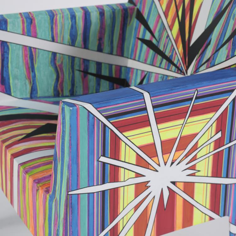 Bild 9 zu Objekt, Unique armchair, 2022, Philippe Starck,Val&eacute;rie Sal&eacute;e, Driade, Caorso, 164B 506