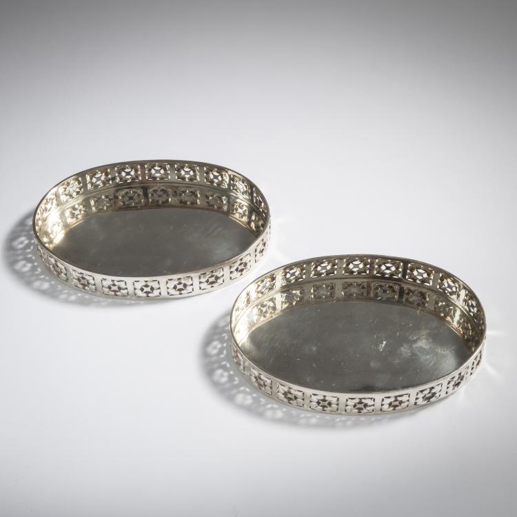 Bild 2 zu Objekt, 2 dishes 'Cloverleaf Humped', 1905-10, Josef Hoffmann, Wiener Werkst&auml;tte, 166A 9