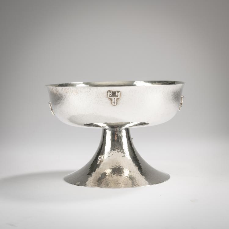 Hauptbild zu Objekt, Goblet with planetary symbols, 1922/23, Josef Hoffmann, Wiener Werkst&auml;tte, 166A 25