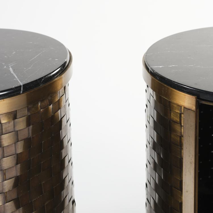 Bild 1 zu Objekt, 2 bedside tables, 1980s, Italien, 164A 244