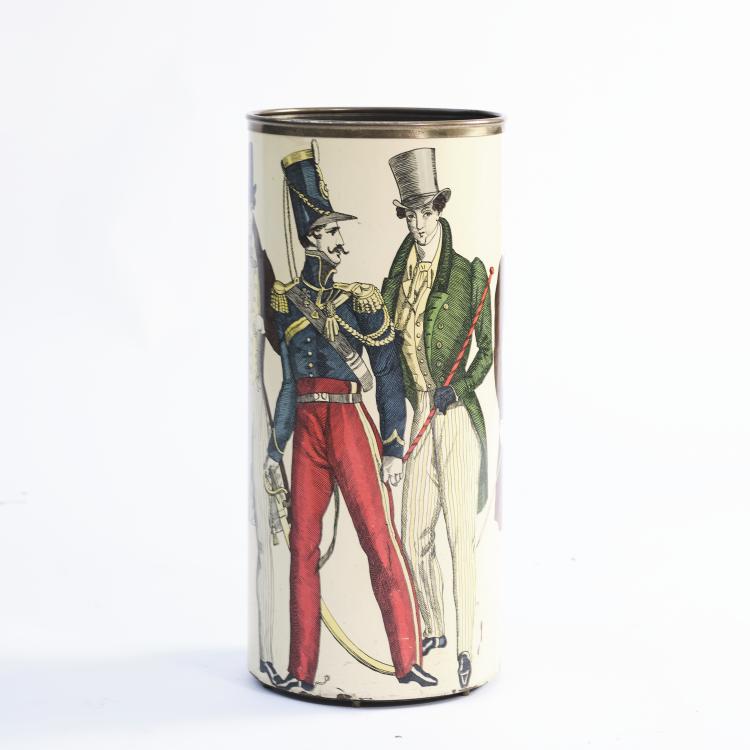 Hauptbild zu Objekt, Umbrella stand 'Costumi maschili', 1950/60s, Piero Fornasetti, Fornasetti, Mailand, 164A 180
