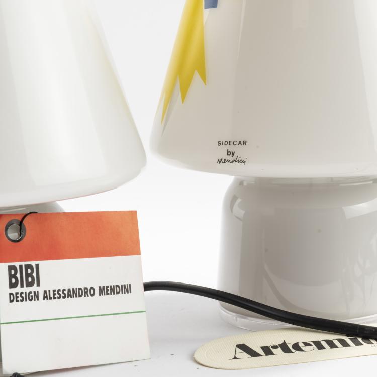 Bild 3 zu Objekt, 2 'Bibi' table lights, 1993, Alessandro Mendini, Sidecar / Artemide, Mailand, 164A 265