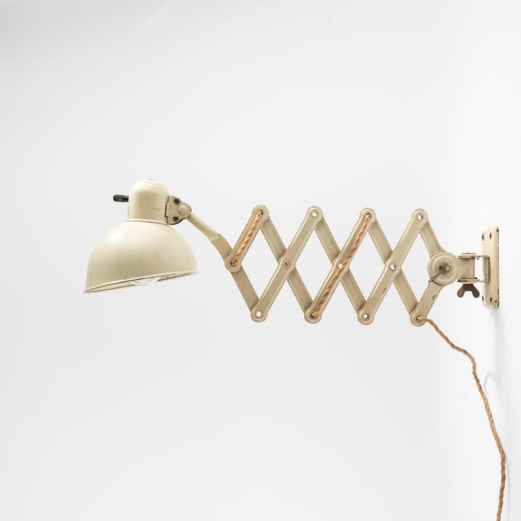 Hauptbild zu Objekt, Scissor lamp '6718', 1933, Christian Dell, Kaiser & Co., Neheim-H&uuml;sten, 164B 374