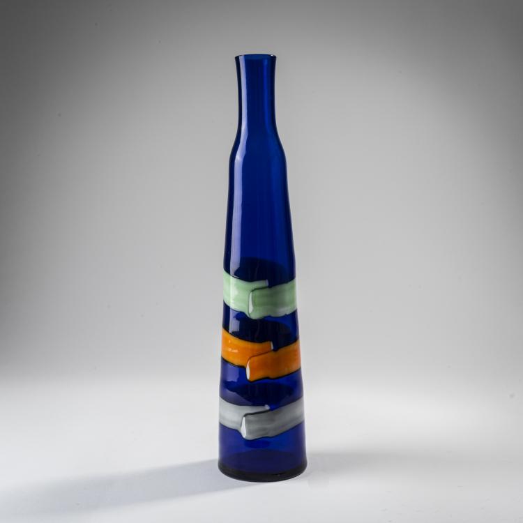Hauptbild zu Objekt, 'A fasce' vase, c. 1960, Fulvio Bianconi, Vistosi & Cie, Murano, 164C 706