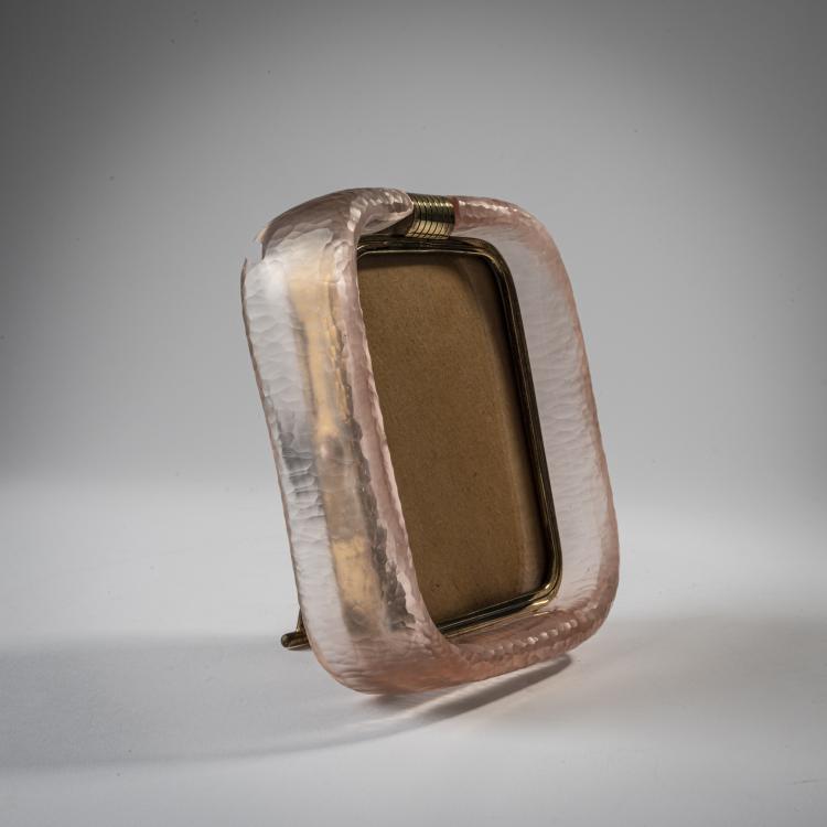 Hauptbild zu Objekt, Tisch-Bilderrahmen 'Battuto', um 1940, Carlo Scarpa, Venini & C., Murano, 164C 558