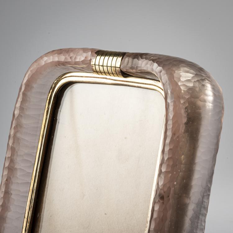 Bild 3 zu Objekt, Tisch-Bilderrahmen 'Battuto', um 1940, Carlo Scarpa, Venini & C., Murano, 164C 558