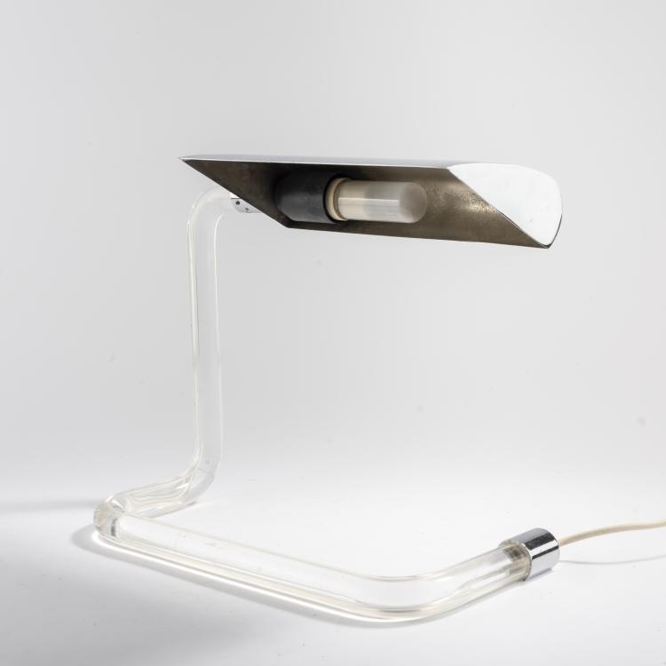 Bild 3 zu Objekt, 'Crylicord' table light, c. 1970, Peter Hamburger, Knoll International, New York, 164B 310