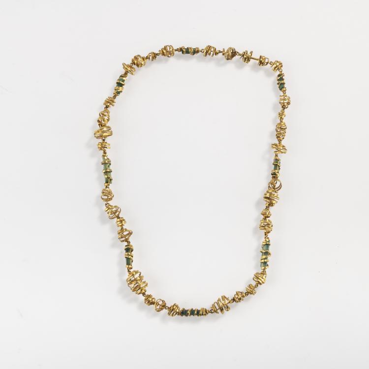 Hauptbild zu Objekt, Necklace, around 1970, Klaus Ullrich, 166C 414