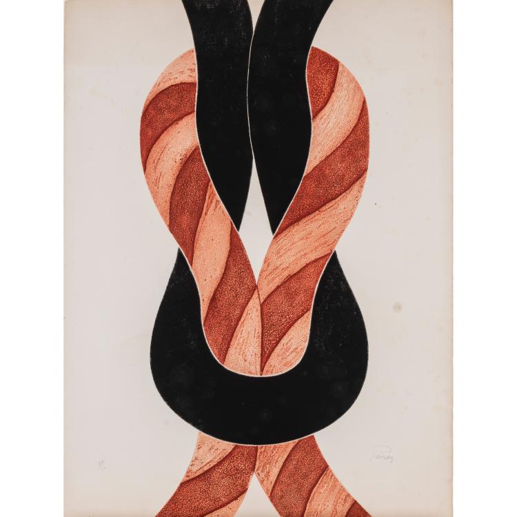 Hauptbild zu Objekt, 'Noeud', 1969, Rossini Quintas Perez, L'&OElig;uvre Grav&eacute;e, 166B 246