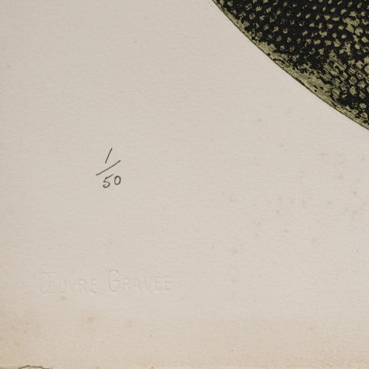 Bild 3 zu Objekt, 'Le Serpent vert', 1971, Rossini Quintas Perez, L'&OElig;uvre Grav&eacute;e, 166B 250