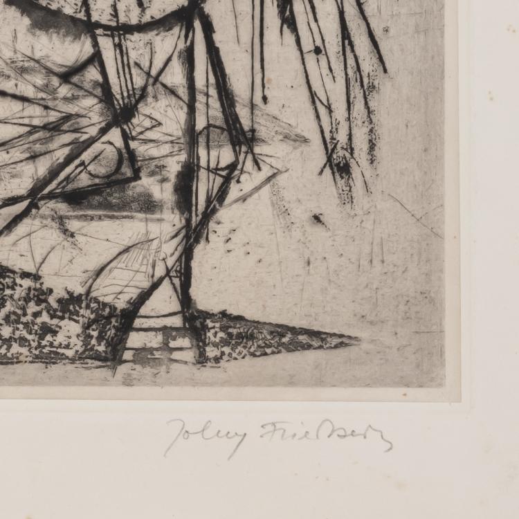 Bild 1 zu Objekt, 'Les deux chevaux', 1955, Johnny Friedlaender, L'&OElig;uvre Grav&eacute;e, 166B 222