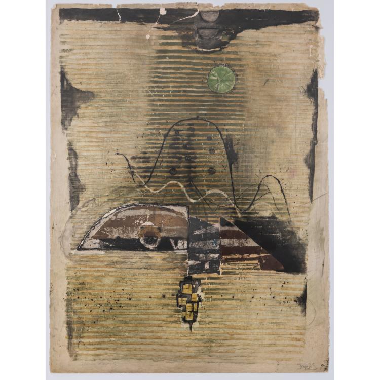 Hauptbild zu Objekt, 'Les deux soleils', 1970, Johnny Friedlaender, L'&OElig;uvre Grav&eacute;e, 166B 226