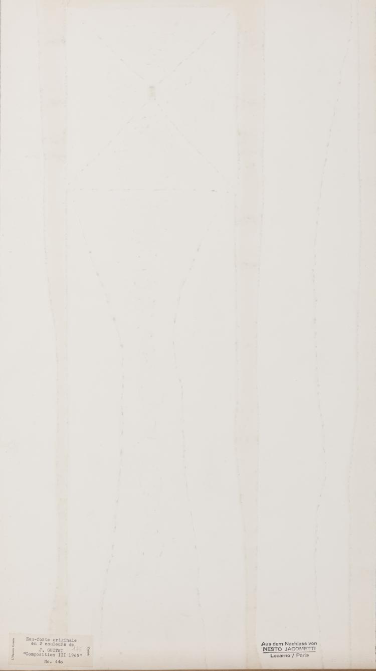 Bild 3 zu Objekt, 'Composition I 1965' and 'Composition III 1965', 1965, James Guitet, L'&OElig;uvre Grav&eacute;e, 166B 227