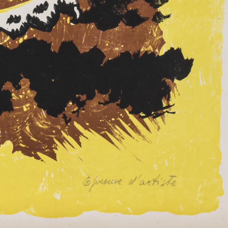 Bild 1 zu Objekt, 'Le Coq', wohl 1950er Jahre, Jean Lur&ccedil;at, 166B 232