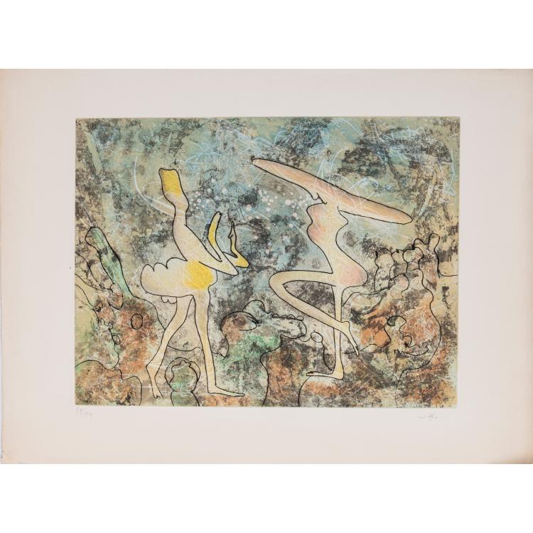 Hauptbild zu Objekt, 'Viens Voir', 1969, Roberto Sebasti&aacute;n Matta, L'&OElig;uvre Grav&eacute;e, 166B 242