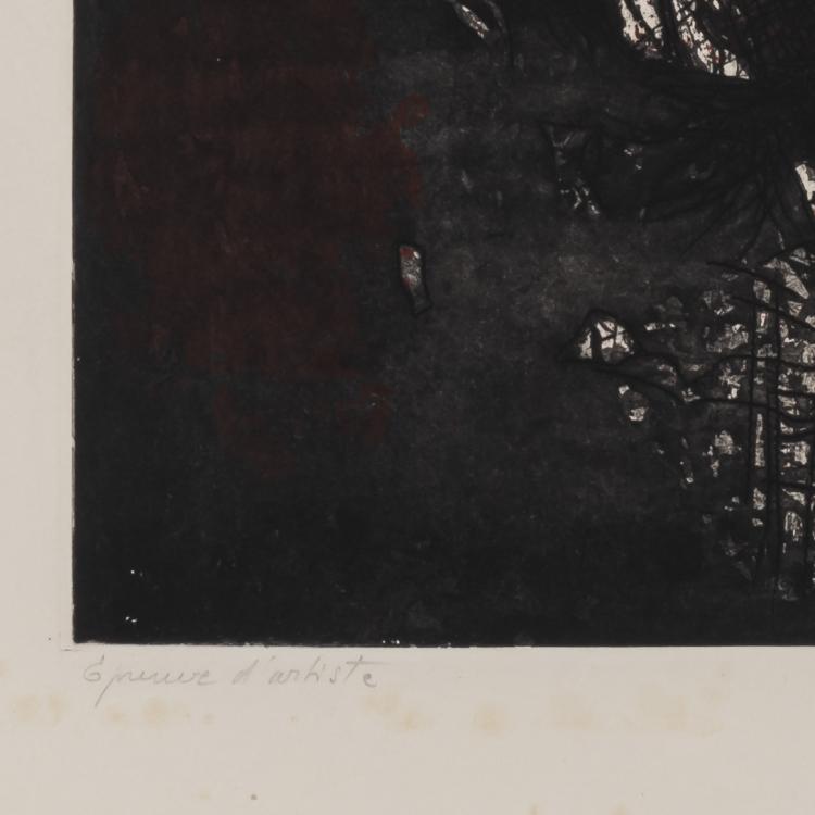 Bild 1 zu Objekt, 'Les Astres', 'Lianes', and 2 Ex. 'L'Arbre et la fleur', 1955/1959, Mario Prassinos, L'&OElig;uvre Grav&eacute;e, 166B 257