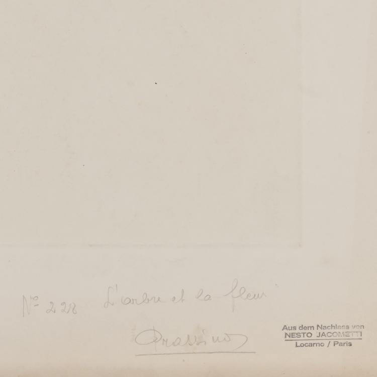 Bild 2 zu Objekt, 'Les Astres', 'Lianes', and 2 Ex. 'L'Arbre et la fleur', 1955/1959, Mario Prassinos, L'&OElig;uvre Grav&eacute;e, 166B 257