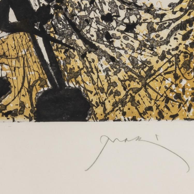 Bild 4 zu Objekt, 'Les Astres', 'Lianes', and 2 Ex. 'L'Arbre et la fleur', 1955/1959, Mario Prassinos, L'&OElig;uvre Grav&eacute;e, 166B 257