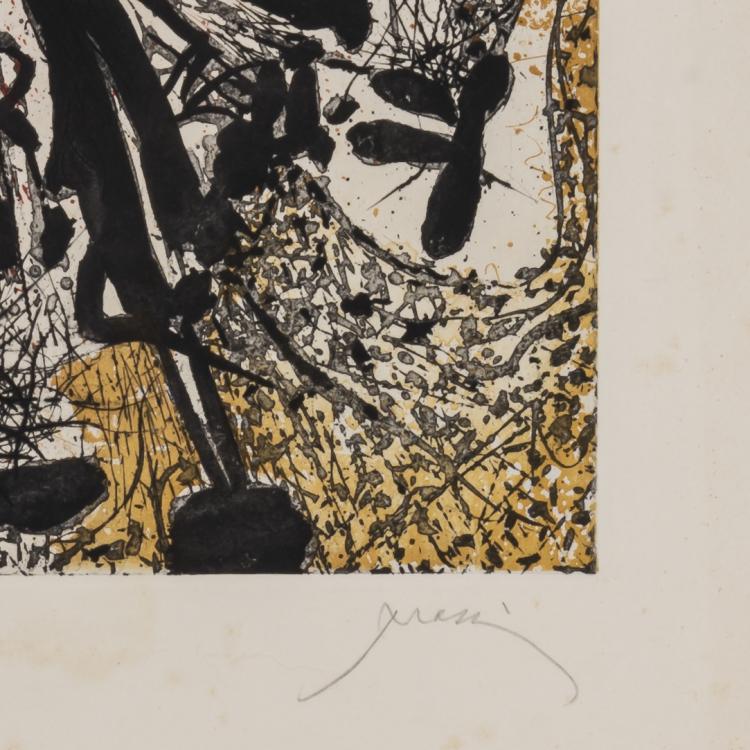 Bild 12 zu Objekt, 'Les Astres', 'Lianes', and 2 Ex. 'L'Arbre et la fleur', 1955/1959, Mario Prassinos, L'&OElig;uvre Grav&eacute;e, 166B 257