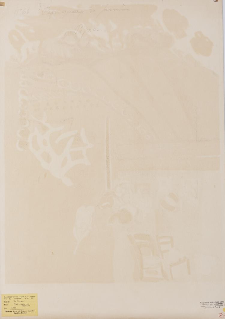 Bild 2 zu Objekt, 'Repiquage de jasmin', 1955, &Eacute;douard Pignon, L'&OElig;uvre Grav&eacute;e, 166B 253