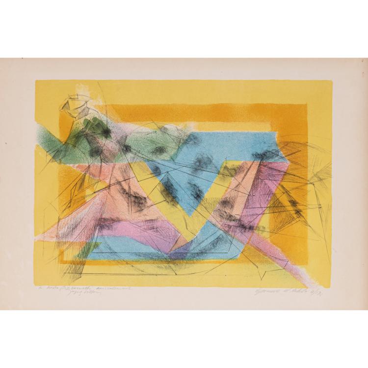 Hauptbild zu Objekt, 'L'Ecuy&egrave;rer', 1950/51, Jacques Villon, L'&OElig;uvre Grav&eacute;e, 166B 265