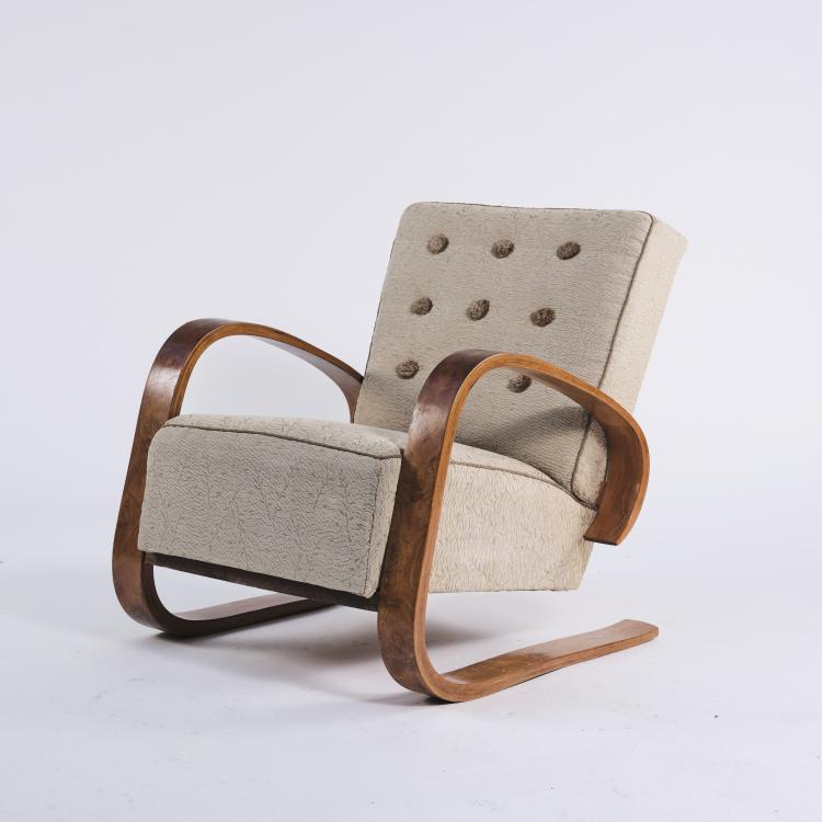 Bild 1 zu Objekt, Armchair, 1940s, Miroslav Navr&aacute;til, UP Z&aacute;vody, Brno, 164B 277