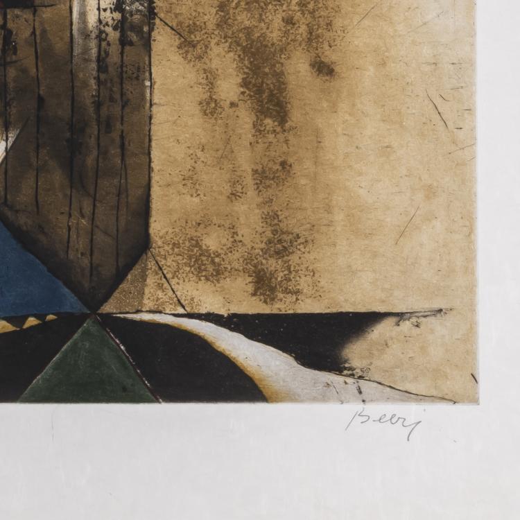 Bild 3 zu Objekt, 'Fleur du d&eacute;sert', 'Alpha', 'Phoenix', 1969/1970/1970, Tuvia Beeri, L'&OElig;uvre Grav&eacute;e, 166B 191