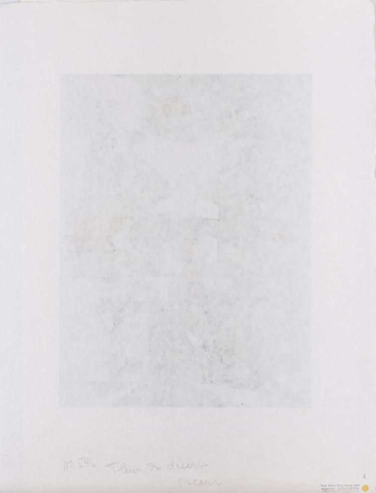 Bild 4 zu Objekt, 'Fleur du d&eacute;sert', 'Alpha', 'Phoenix', 1969/1970/1970, Tuvia Beeri, L'&OElig;uvre Grav&eacute;e, 166B 191