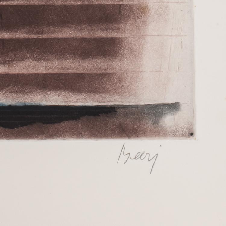 Bild 5 zu Objekt, 'Fleur du d&eacute;sert', 'Alpha', 'Phoenix', 1969/1970/1970, Tuvia Beeri, L'&OElig;uvre Grav&eacute;e, 166B 191