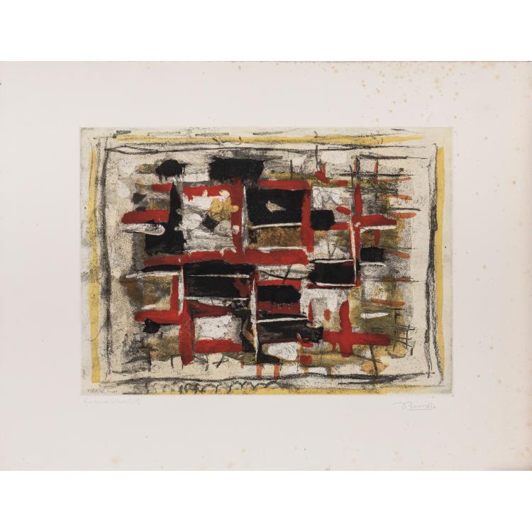 Hauptbild zu Objekt, 'Composition', 1960, Roger Bissi&egrave;re, L'&OElig;uvre Grav&eacute;e, 166B 192