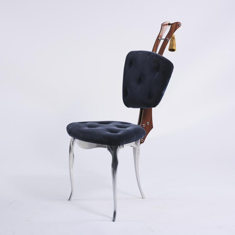 Hauptbild zu Objekt, 'Reggenza' chair, c. 1988, Toni Cordero, Morphos Acerbis International Division, Bergamo, 164A 260