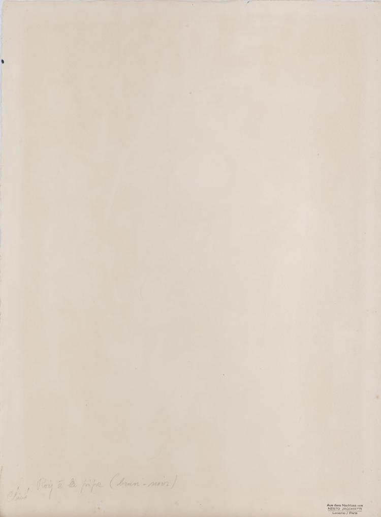 Bild 1 zu Objekt, 'Rey p&eacute;p&eacute; fond noir', 1957 und Andruck von 'La Mort du tor&eacute;ador', 1952, Antoni Clav&eacute;, L'&OElig;uvre Grav&eacute;e, 166B 202