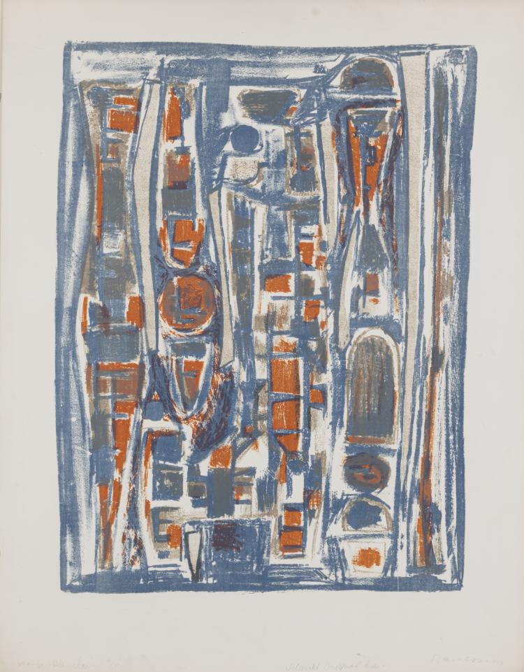 Bild 2 zu Objekt, 'Automnal' and two proofs of 'L'Offrande', 1955, Alfred Manessier, L'&OElig;uvre Grav&eacute;e, 166B 237