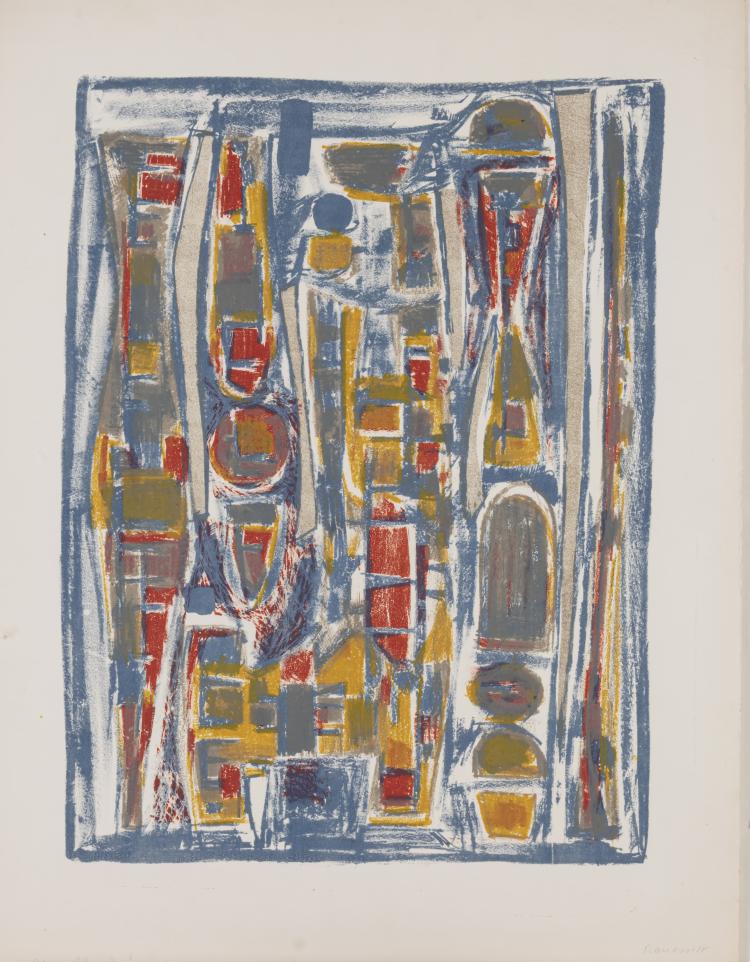 Bild 3 zu Objekt, 'Automnal' and two proofs of 'L'Offrande', 1955, Alfred Manessier, L'&OElig;uvre Grav&eacute;e, 166B 237