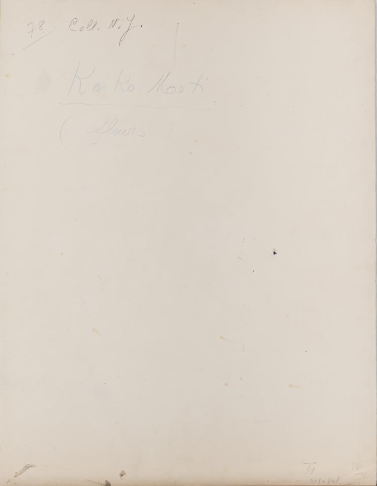 Bild 2 zu Objekt, 'Fleurs', probably 1970s, Ka&iuml;ko Moti, 166B 244
