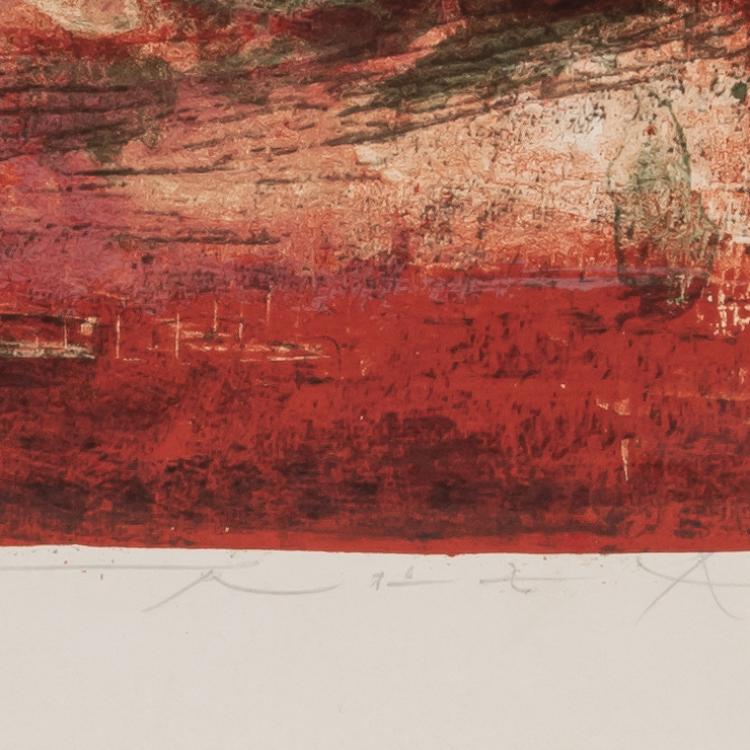 Bild 1 zu Objekt, 'Embrasement spatial', 1955, Zao Wou-Ki, L'&OElig;uvre Grav&eacute;e, 166B 267