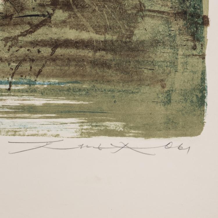 Bild 1 zu Objekt, 'L IX', 1961, Zao Wou-Ki, L'&OElig;uvre Grav&eacute;e, 166B 269