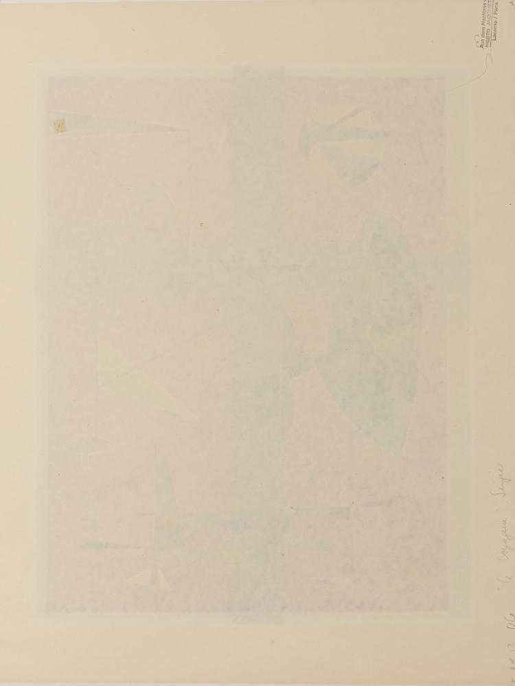 Bild 1 zu Objekt, 'Le Voyageur', 1954, Gustave Singier, L'&OElig;uvre Grav&eacute;e, 166B 260