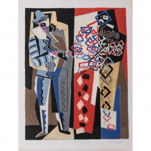 'Arlecchino e Pedrolino’ und Andruck von 'Les Musiciens', 1963/1955