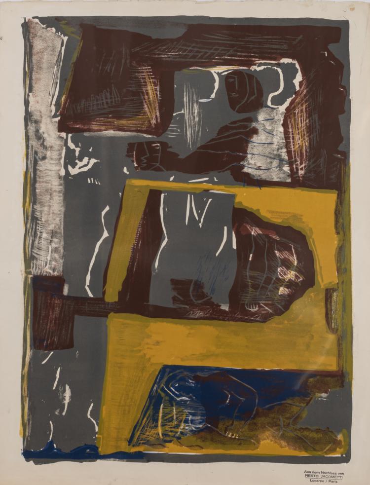 Bild 2 zu Objekt, 'Le R&ecirc;ve' with associated proof of 'Les Messagers du Jour', 1955/1961, Ossip Zadkine, L'&OElig;uvre Grav&eacute;e, 166B 270