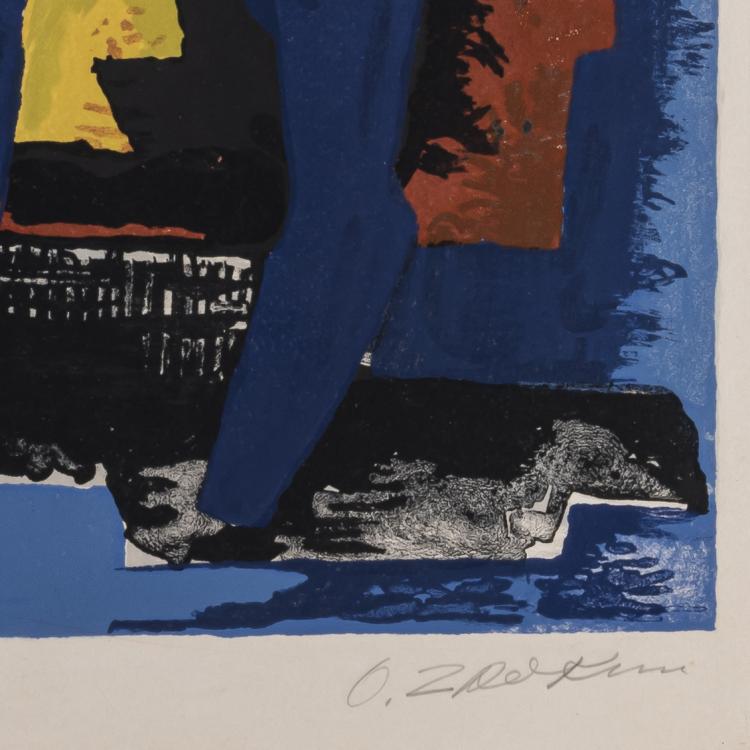 Bild 4 zu Objekt, 'Le R&ecirc;ve' with associated proof of 'Les Messagers du Jour', 1955/1961, Ossip Zadkine, L'&OElig;uvre Grav&eacute;e, 166B 270