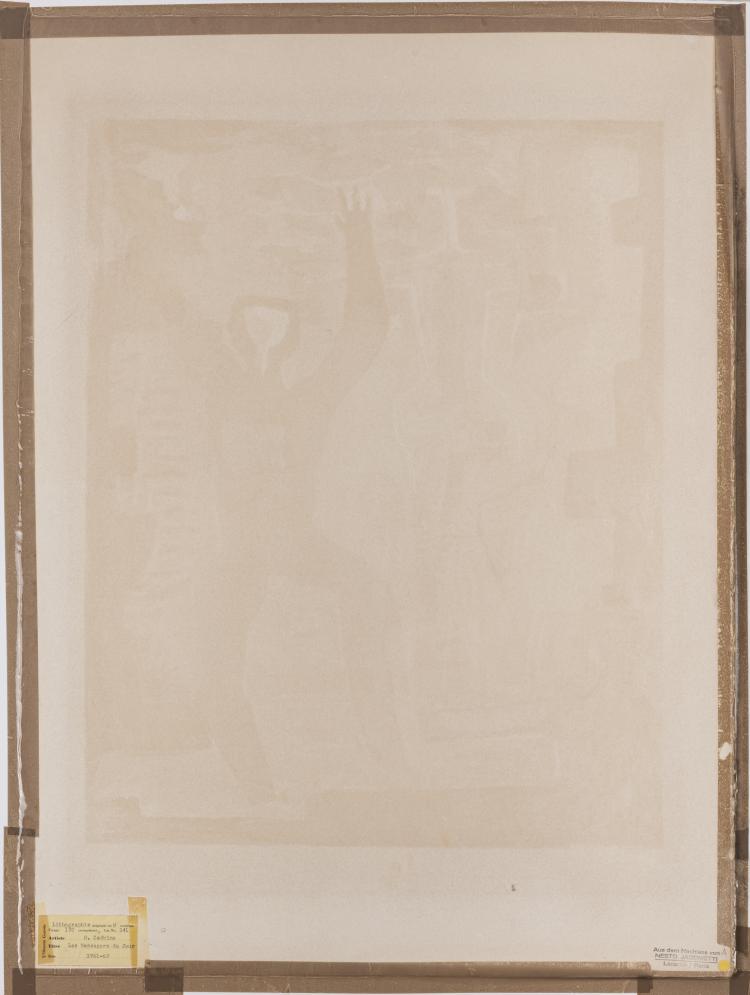 Bild 5 zu Objekt, 'Le R&ecirc;ve' with associated proof of 'Les Messagers du Jour', 1955/1961, Ossip Zadkine, L'&OElig;uvre Grav&eacute;e, 166B 270