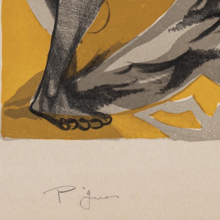 Bild 1 zu Objekt, 'Les Oliviers', 1950, &Eacute;douard Pignon, Guilde Internationale de la Gravure/L'&OElig;uvre Grav&eacute;e, 166B 252