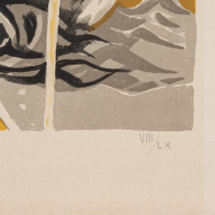 Bild 2 zu Objekt, 'Les Oliviers', 1950, &Eacute;douard Pignon, Guilde Internationale de la Gravure/L'&OElig;uvre Grav&eacute;e, 166B 252