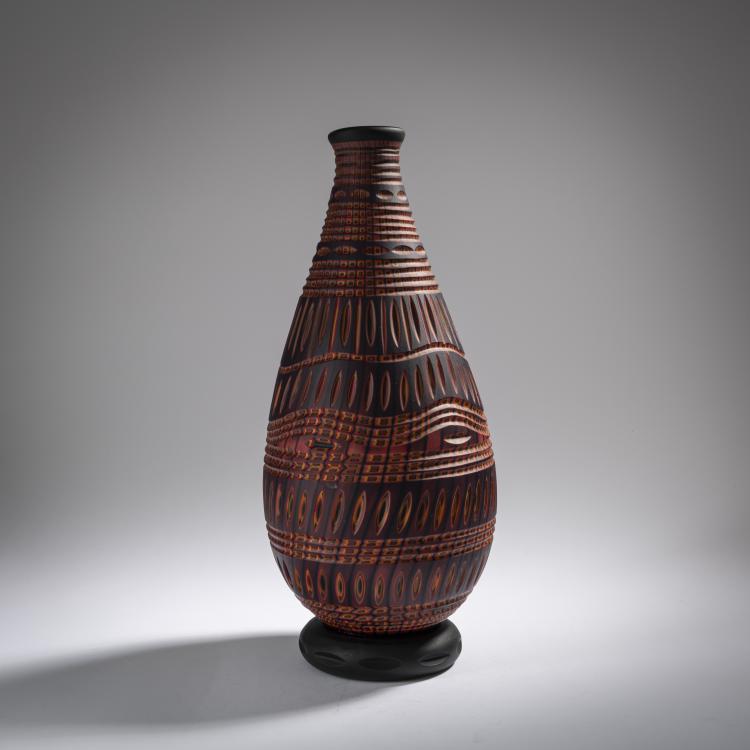 Hauptbild zu Objekt, Vase from the 'Black Tribe Collection', 2010, Massimiliano Schiavon, Schiavon, Massimiliano, 164C 712
