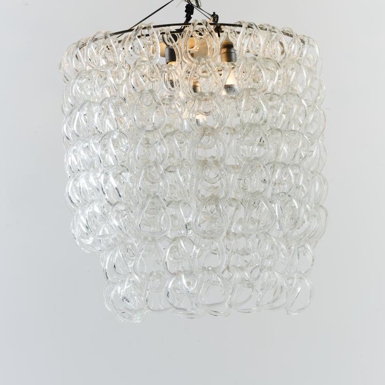 Bild 2 zu Objekt, 'Giogali' ceiling light, 1967, Angelo Mangiarotti, Vistosi, Murano, 164A 115