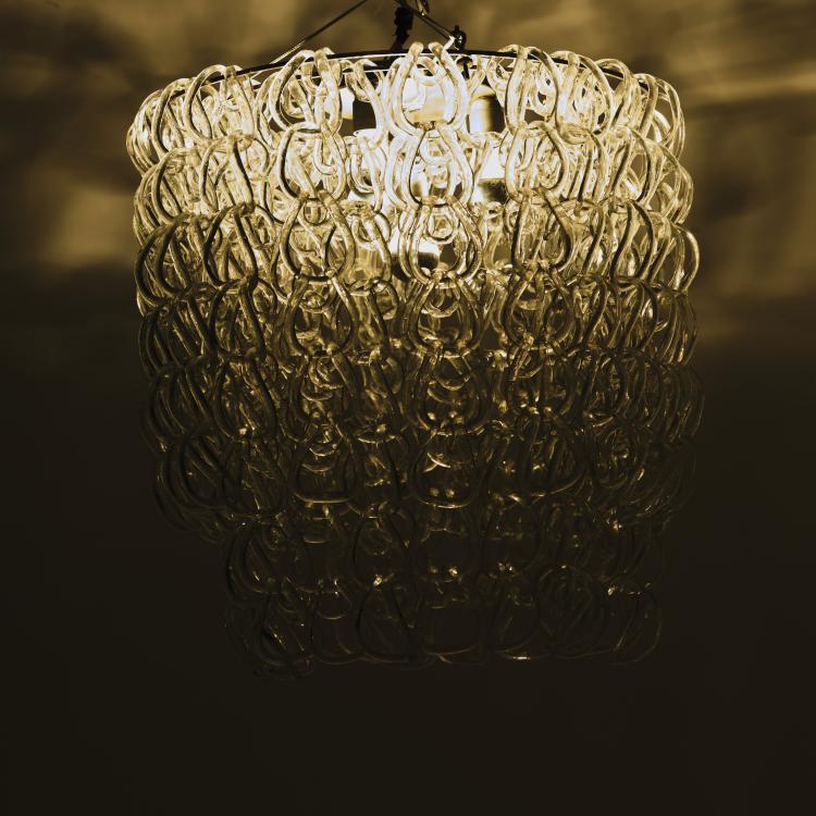 Bild 3 zu Objekt, 'Giogali' ceiling light, 1967, Angelo Mangiarotti, Vistosi, Murano, 164A 115